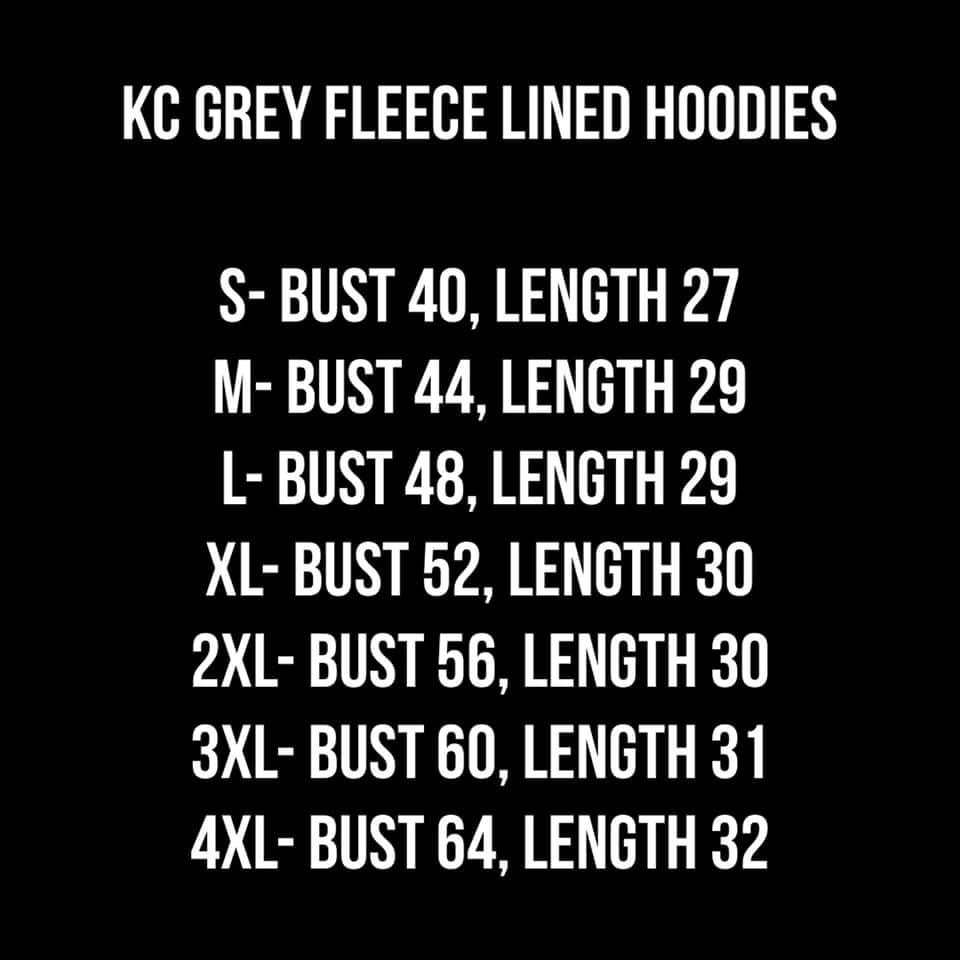 9 3/4 Grey Fleece Hoodie